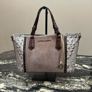 NWT Brahmin Tan and Brown Tote Bag 💼🤎